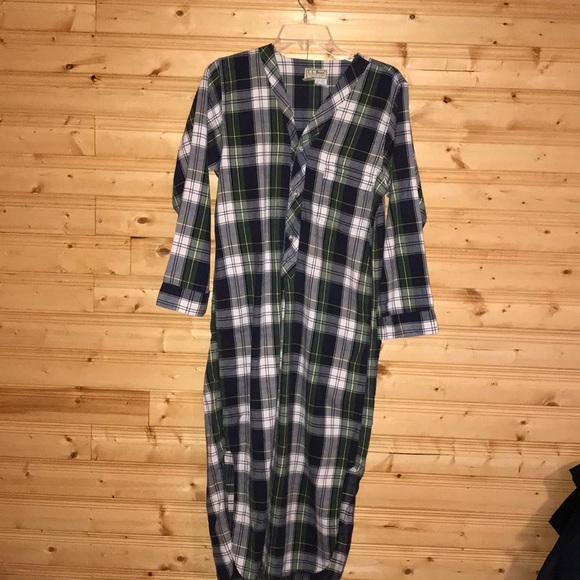 L.L. Bean Other - L.L. Bean plaid gown